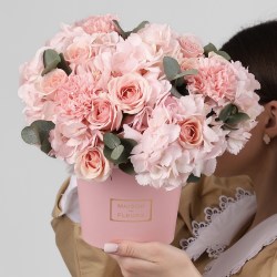 Цветы в коробке на день рождения